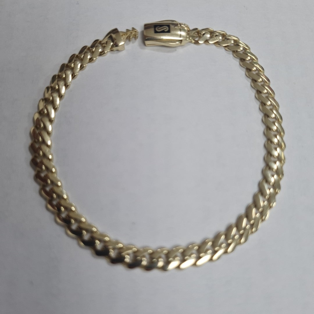 PULSERA MONACO ORO 14K 5.4 (NUEVO)
