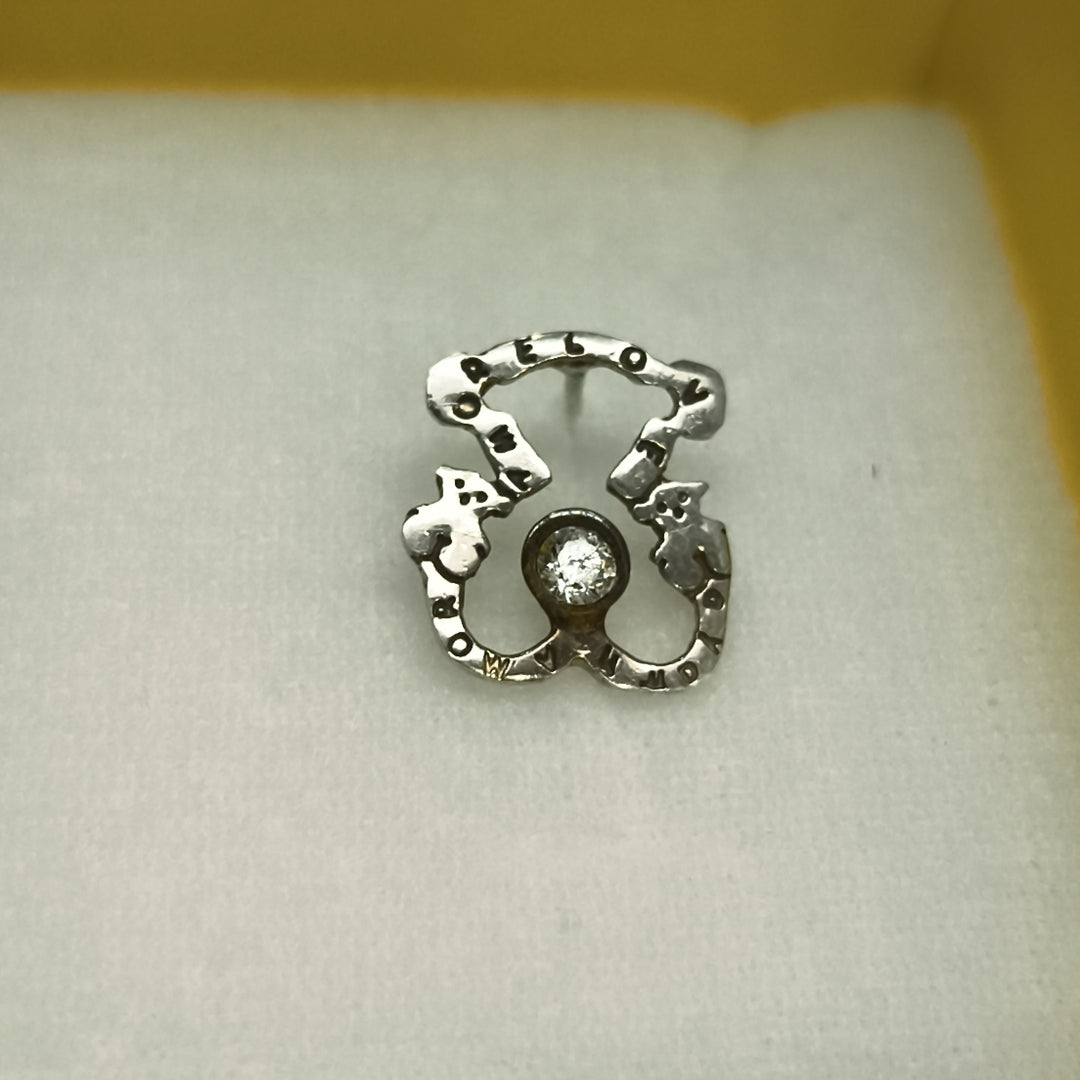 BROQUELES PAR PLATA 1.4 GRMS (SEMINUEVO)