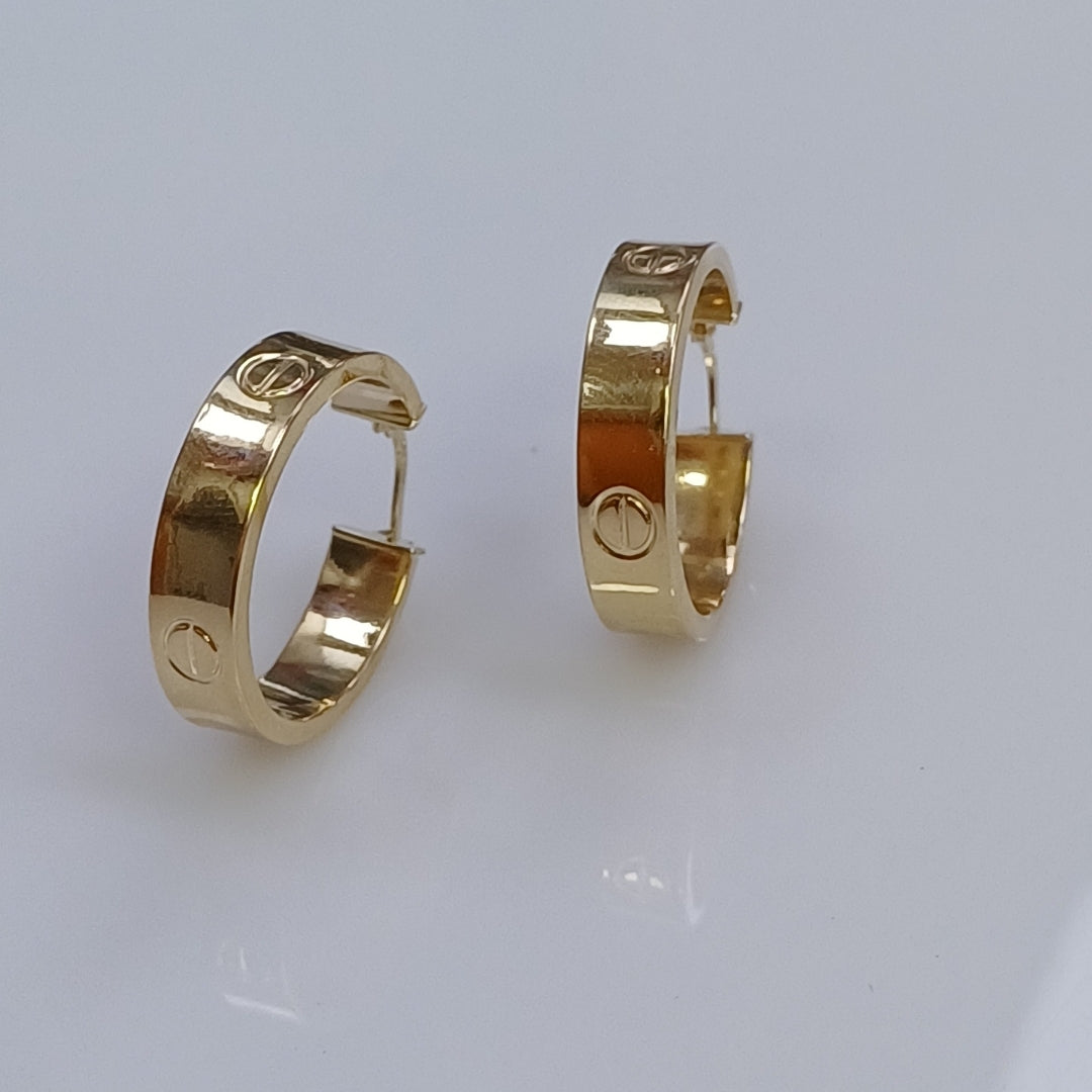 ARRACADAS ORO 14K 3.5 (NUEVO)