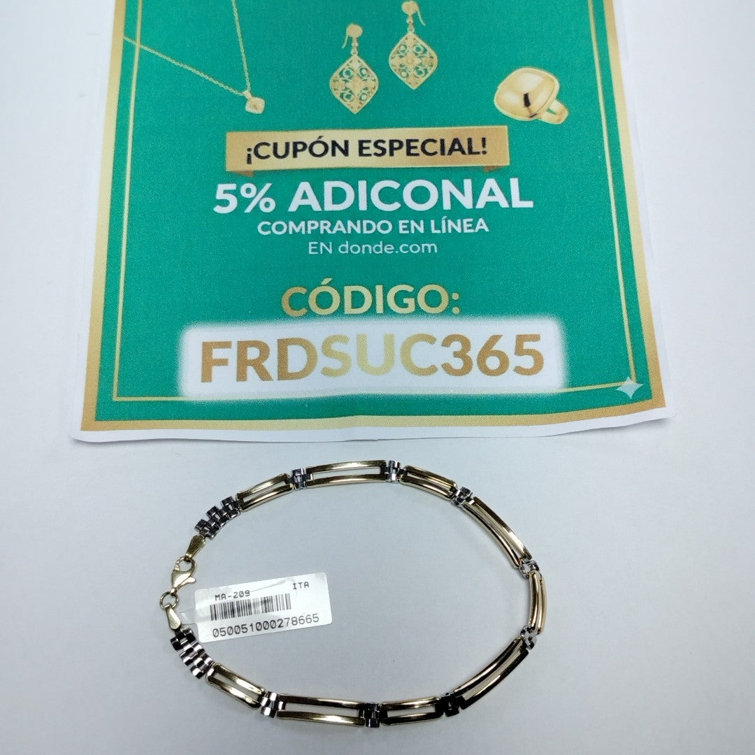 PULSERAS CABALLERO ORO 14K 5.8 (NUEVO)