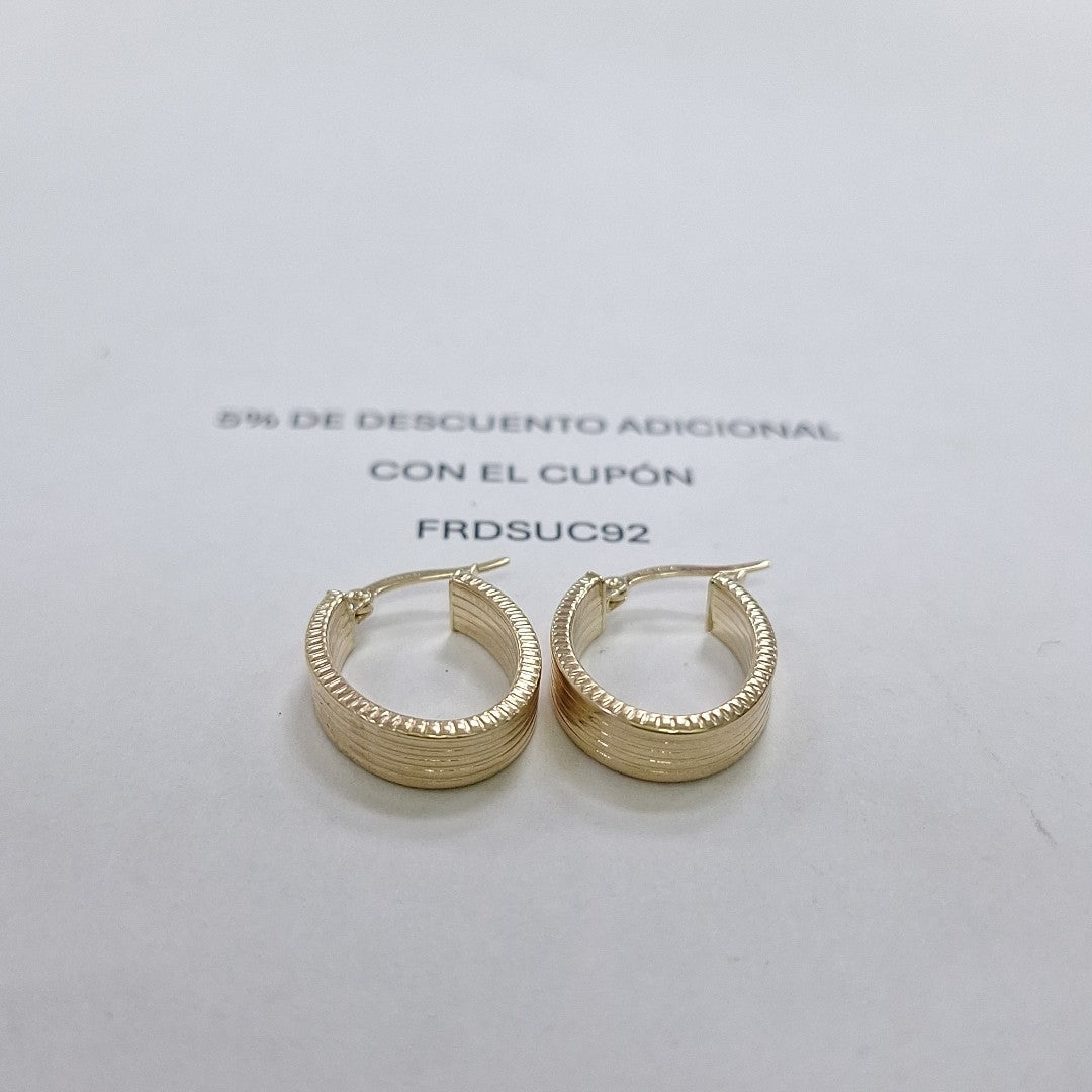 ARRACADAS ORO 14K 2 (NUEVO)