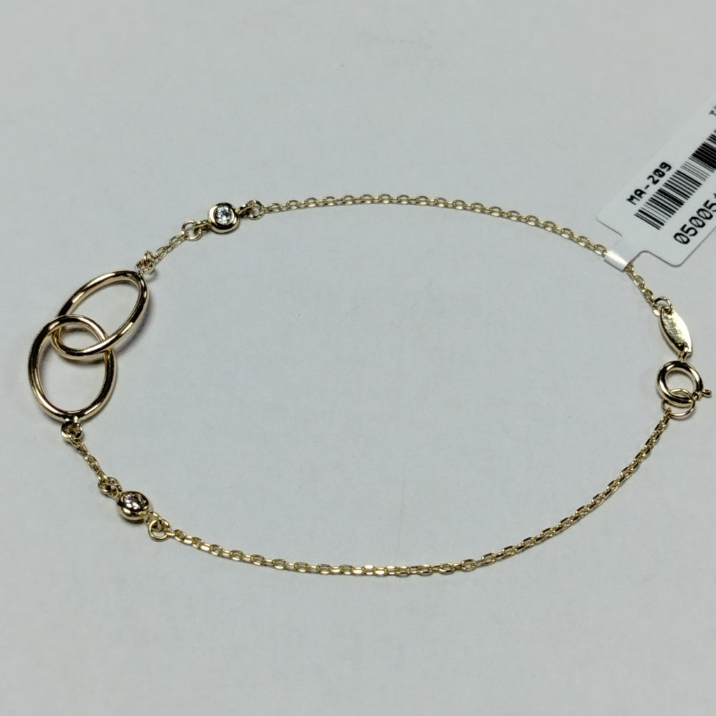 PULSERAS DAMA ORO 14K 1.3 (NUEVO)