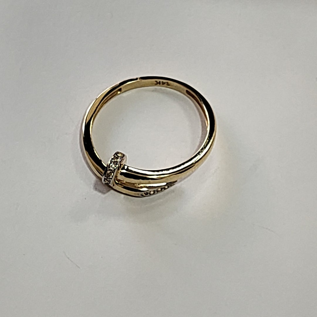 ANILLOS DAMA ORO 14K 2 (NUEVO)