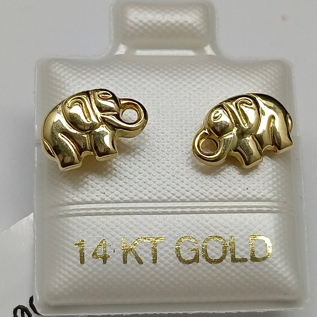 BROQUELES ORO 14K 1 (NUEVO)