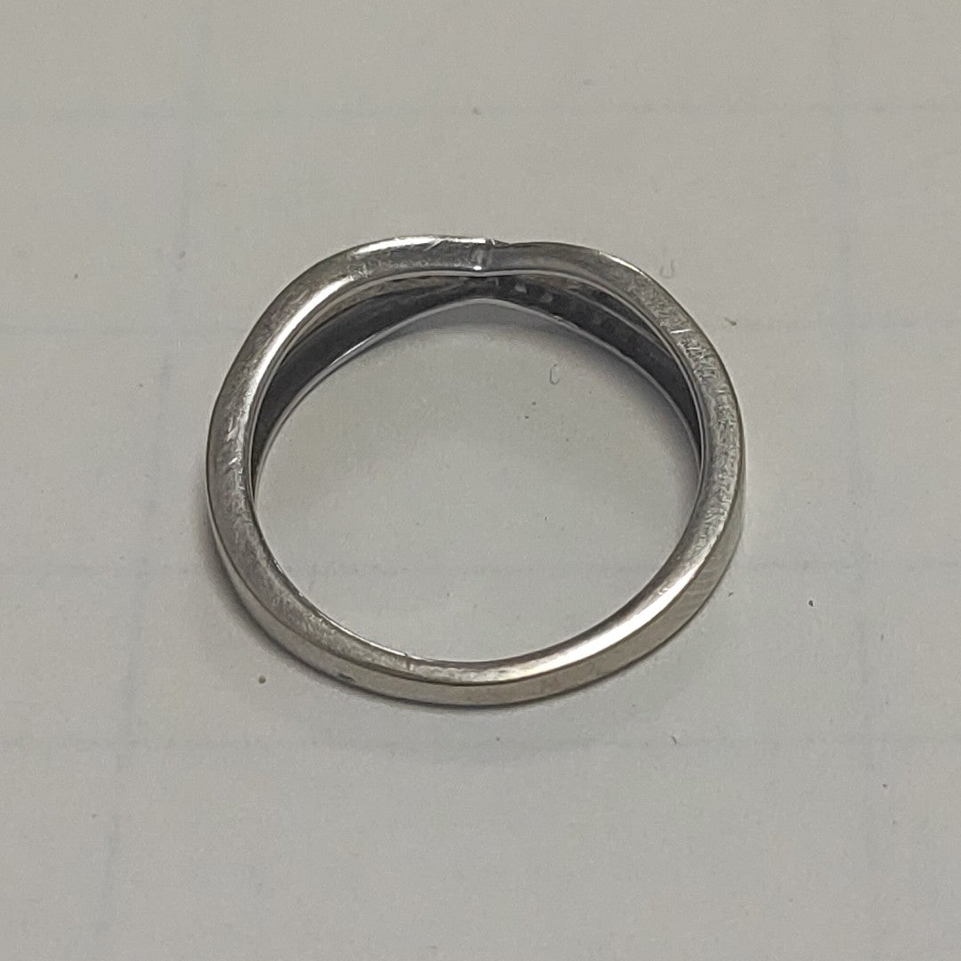 ANILLITO ORO, ORO BLANCO 14 K 2.2 GRMS (SEMINUEVO)