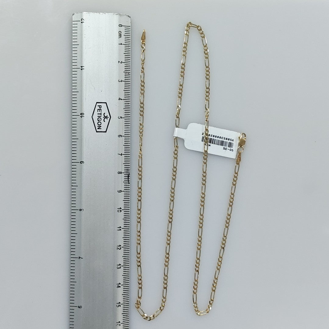 CADENA TEJIDO 3X1 14K 60 CM 5.6 GR (NUEVO)