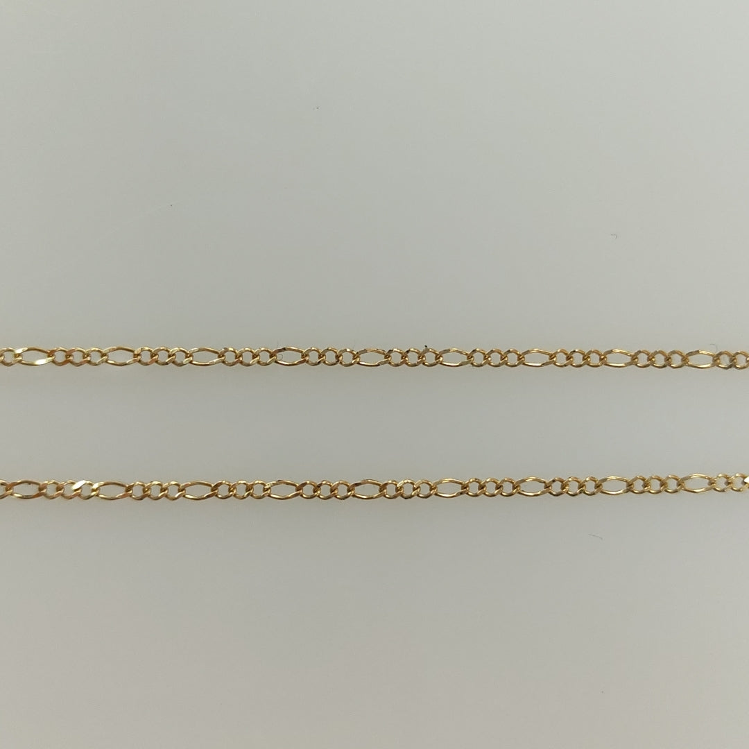 CADENA 3 X 1 1.8GR 60 CM 14K (NUEVO)