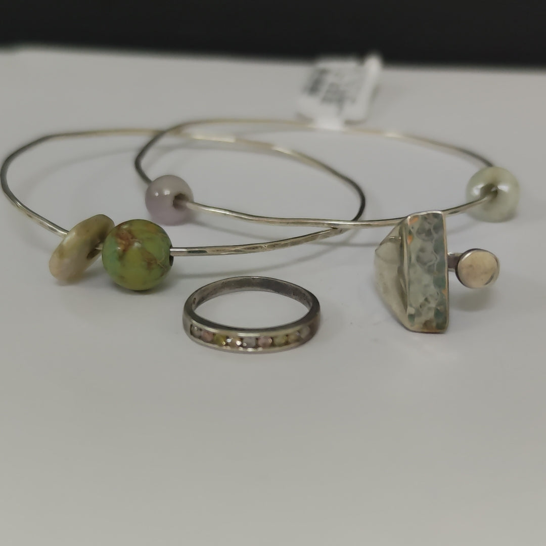 ANILLITO, PULSERA RIGIDA PLATA 15 GRMS (SEMINUEVO)