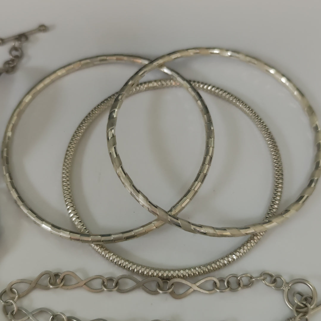 PULSERA,PULSERA RIGIDA PLATA 46,60 GRMS (SEMINUEVO)