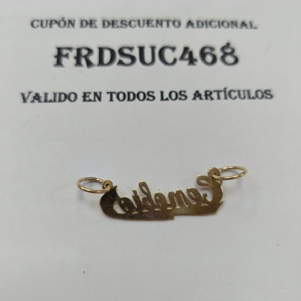 DIJE ORO 10 K 3.1 GRMS (SEMINUEVO)