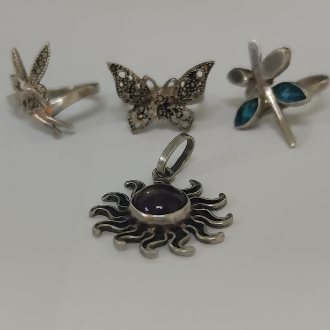 ANILLITO, DIJE PLATA 13.9 GRMS (SEMINUEVO)
