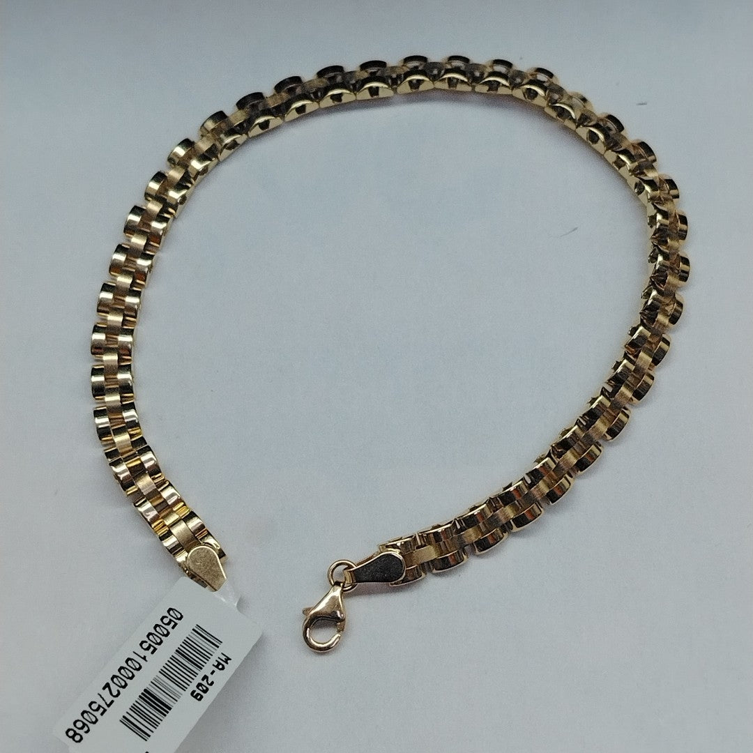 PULSERAS CABALLERO ORO 10K 8.9 (NUEVO)