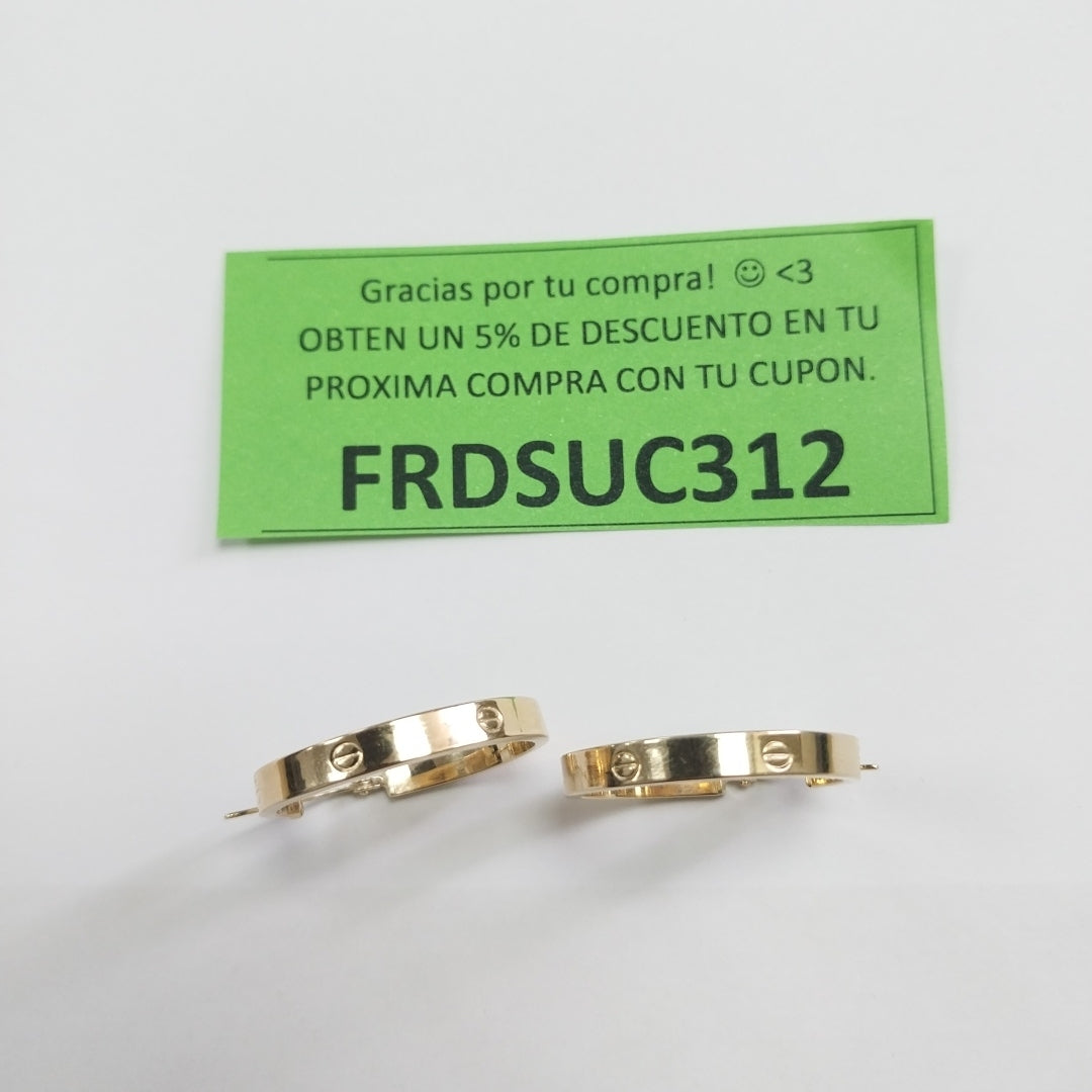ARRACADAS ORO 14K 1.9 (NUEVO)