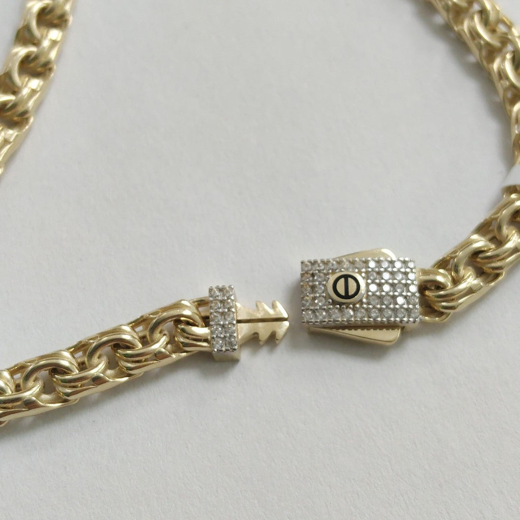 PULSERAS CABALLERO ORO 14K 11.5 (NUEVO)