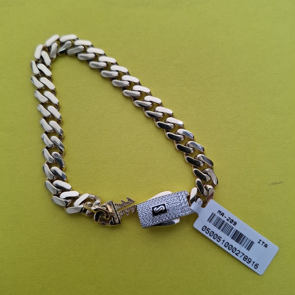 PULSERA MONACO ORO 14K 10.5 (NUEVO)