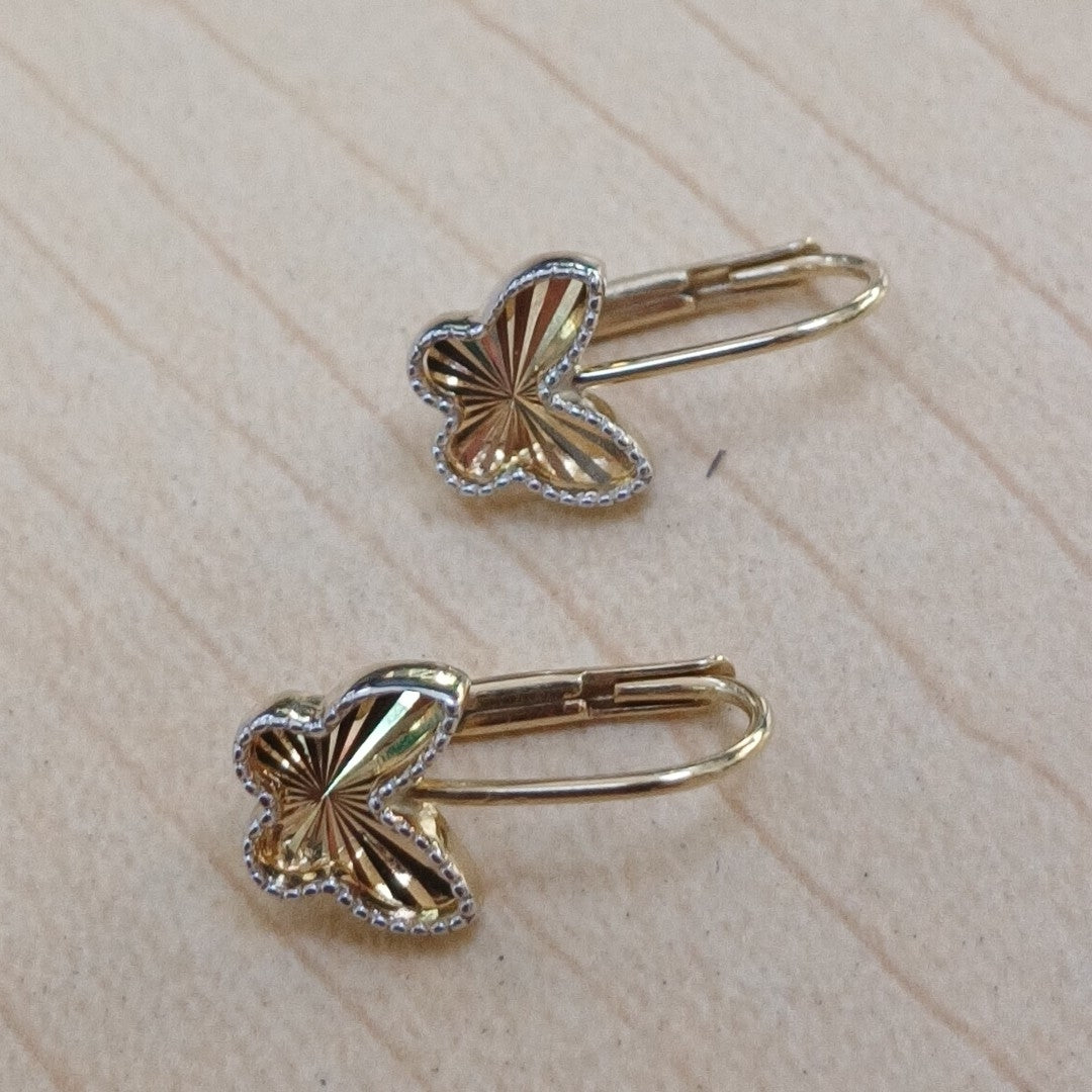 BROQUELES ORO 14K 1.8 (NUEVO)