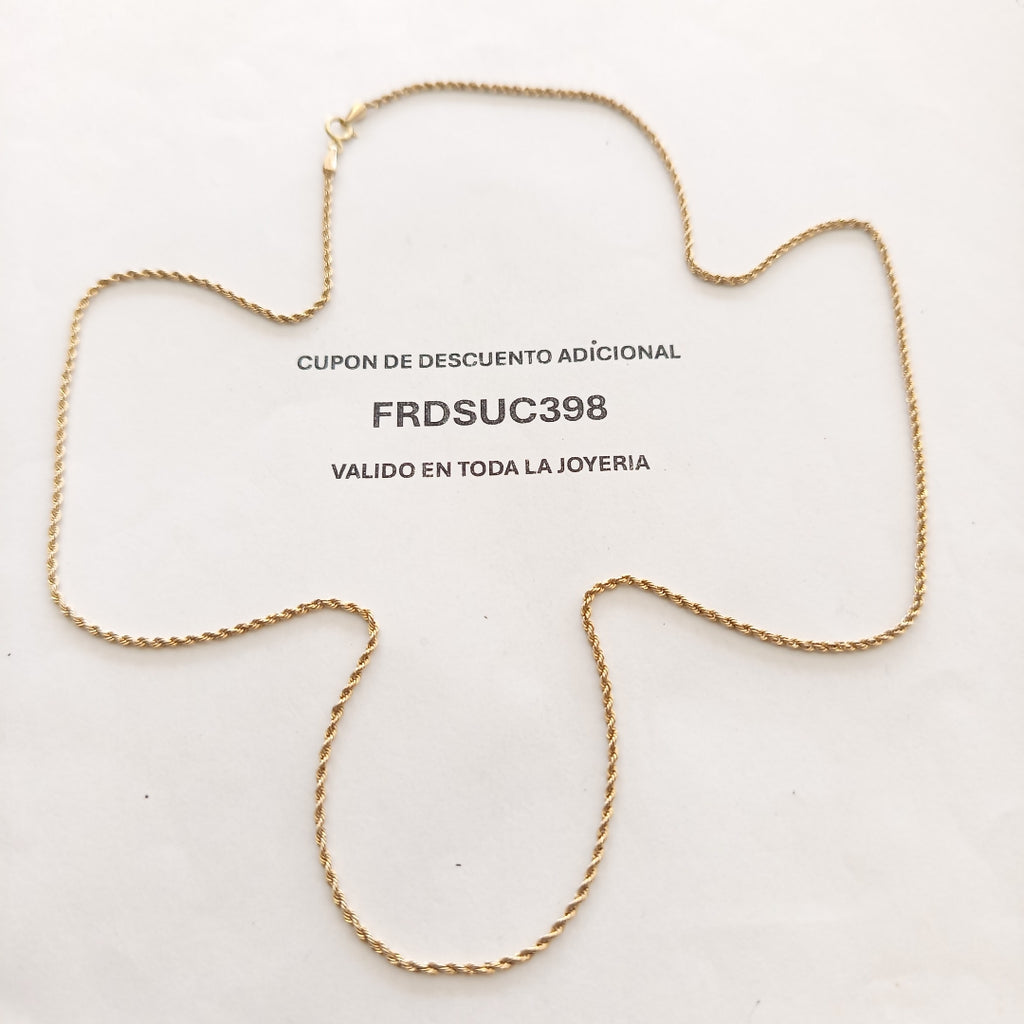CADENA ORO 10 K 1.5 GRMS (SEMINUEVO)