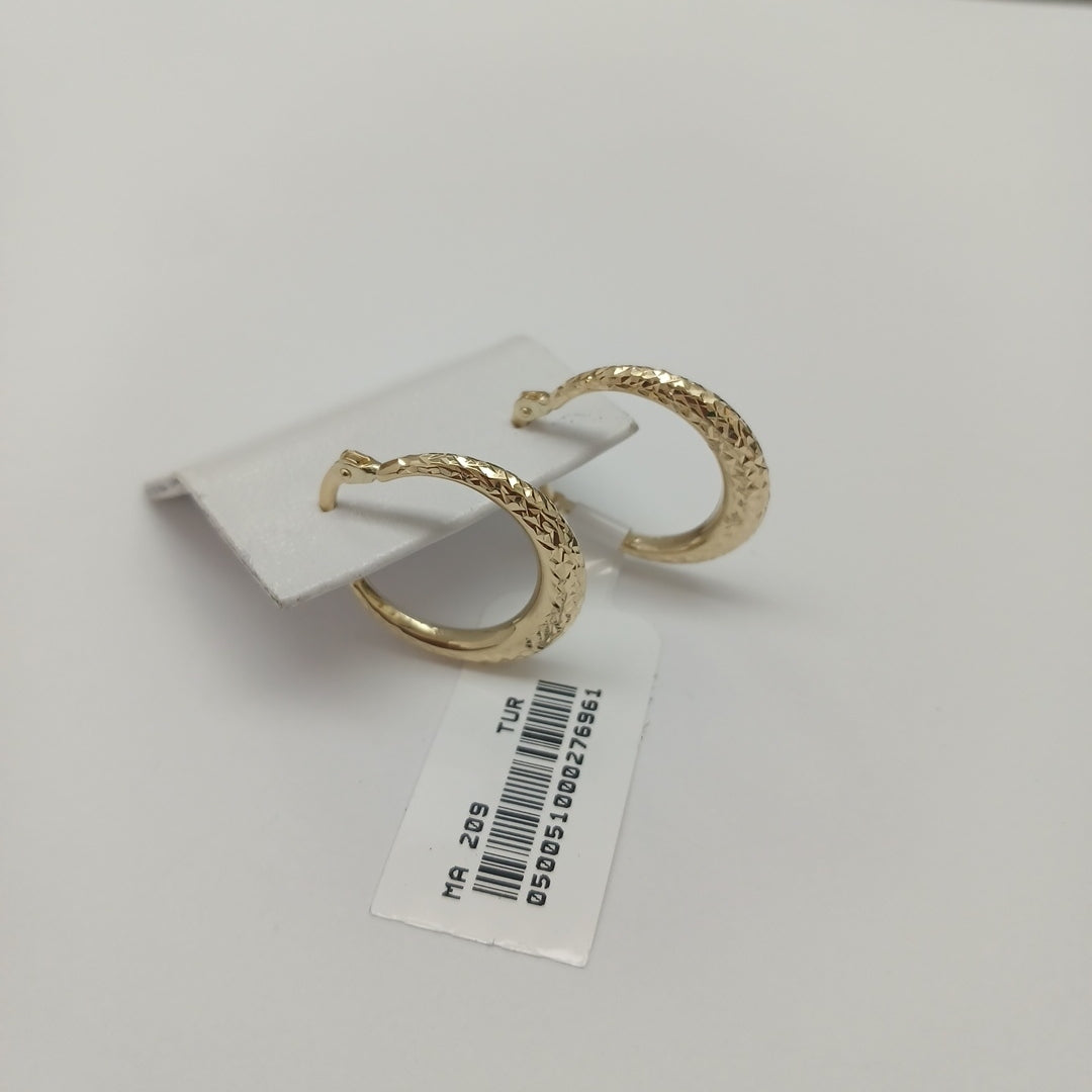 ARRACADAS ORO 14K 1.4 (NUEVO)