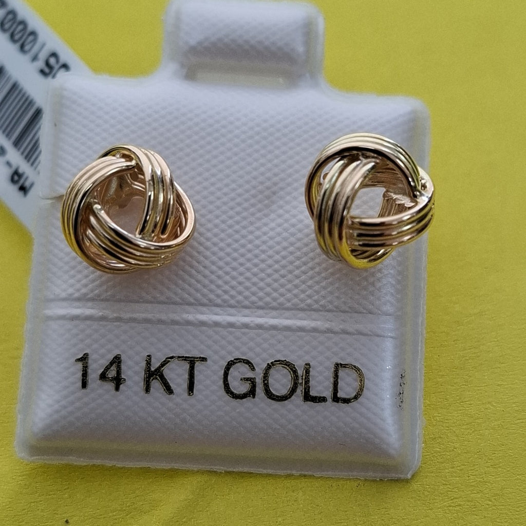 BROQUELES ORO 14K 1.9 (NUEVO)