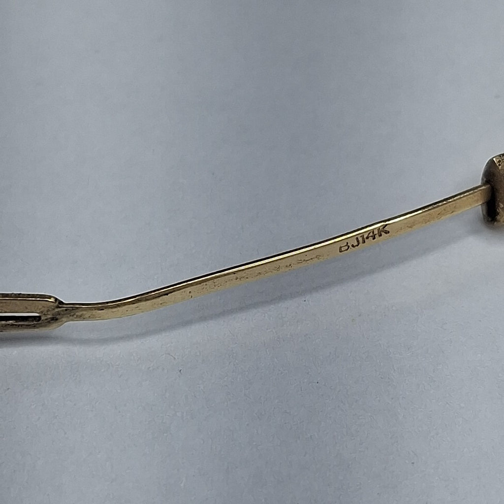 PULSERA RIGIDA ORO 14 K 9.9 GRMS (SEMINUEVO)