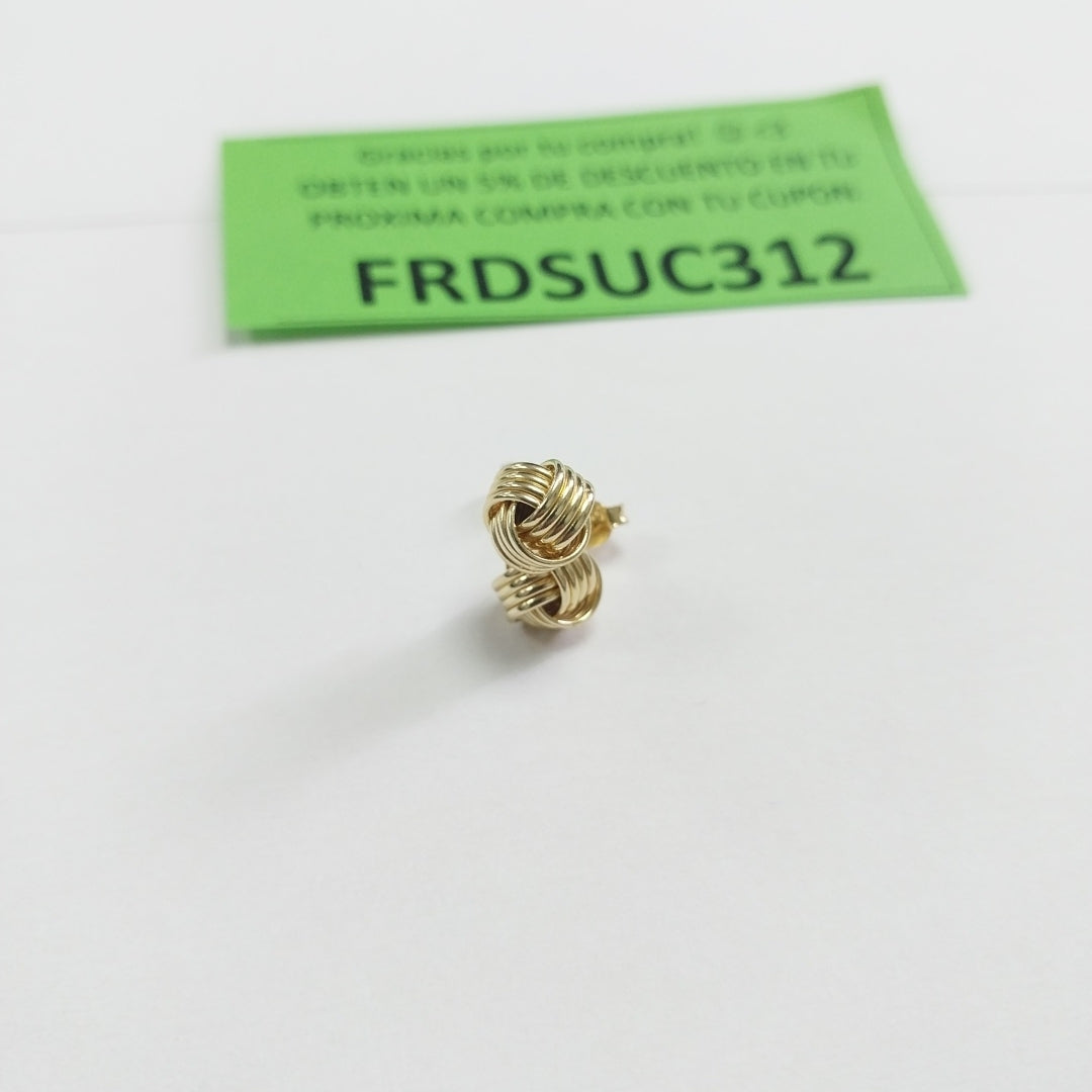 BROQUELES ORO 14K 1.6 (NUEVO)