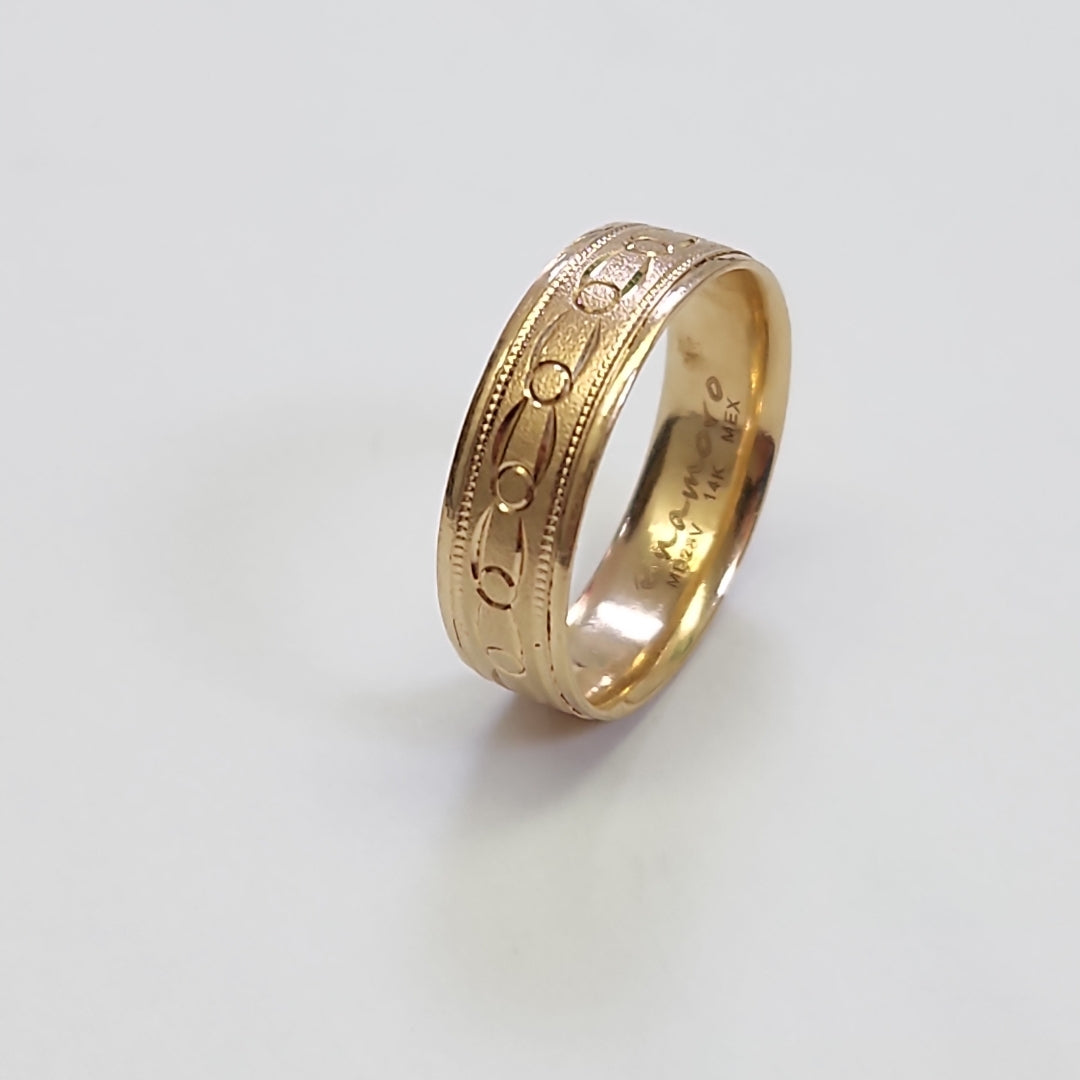 ARGOLLA ORO 14 K 3.9 GRMS (SEMINUEVO)