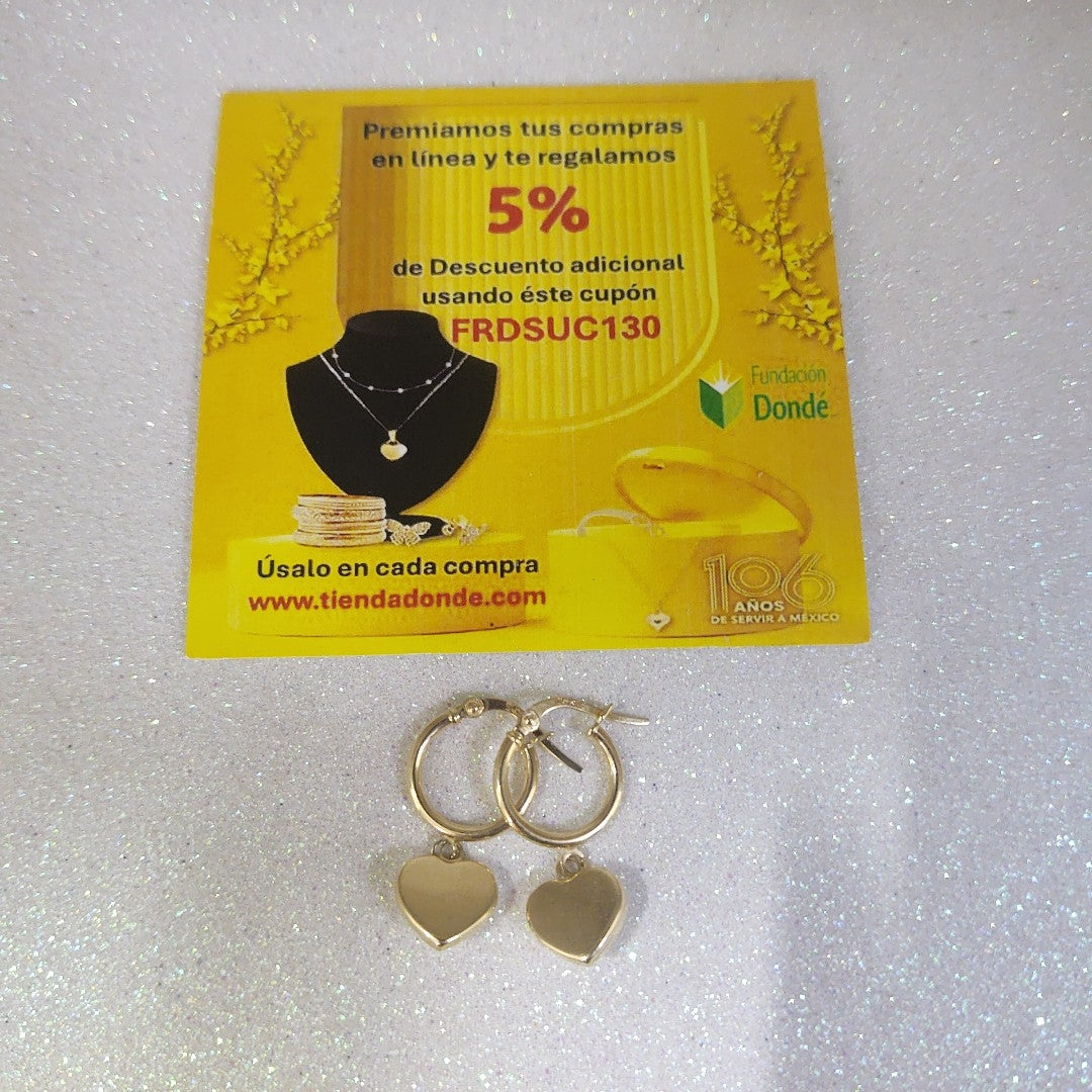 ARRACADAS ORO 14K 1.7 (NUEVO)