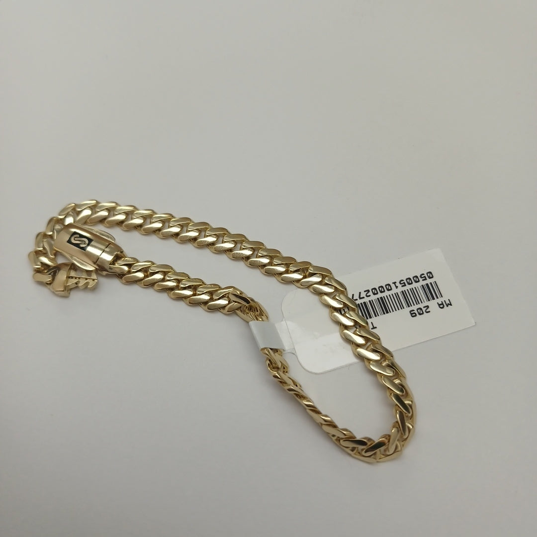 PULSERA MONACO ORO 14K 5.6 (NUEVO)