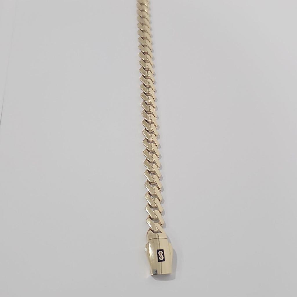 PULSERA CABALLERO MONACO ORO 14K 10.5 (NUEVO)