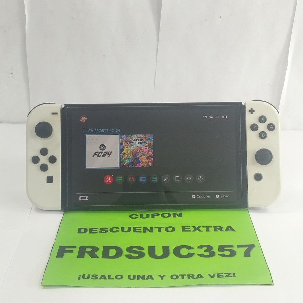 CONSOLA DE VIDEOJUEGO NINTENDO SWITCH OLED 64 GB (SEMINUEVO)