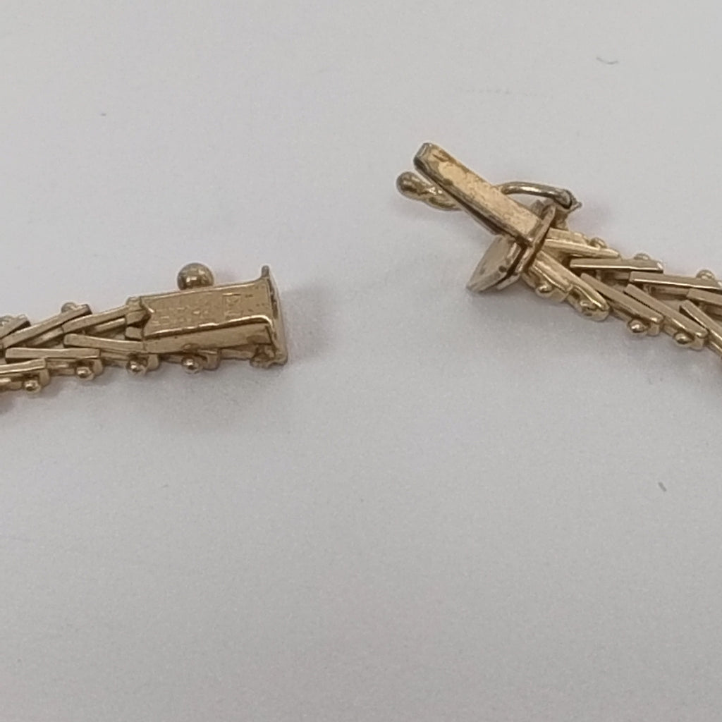 PULSERA ORO, ORO COMBINADO 8 K 9.1 GRMS (SEMINUEVO)