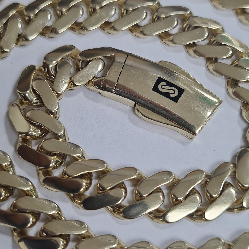 CADENA MONACO ORO 14K 31.2 (NUEVO)