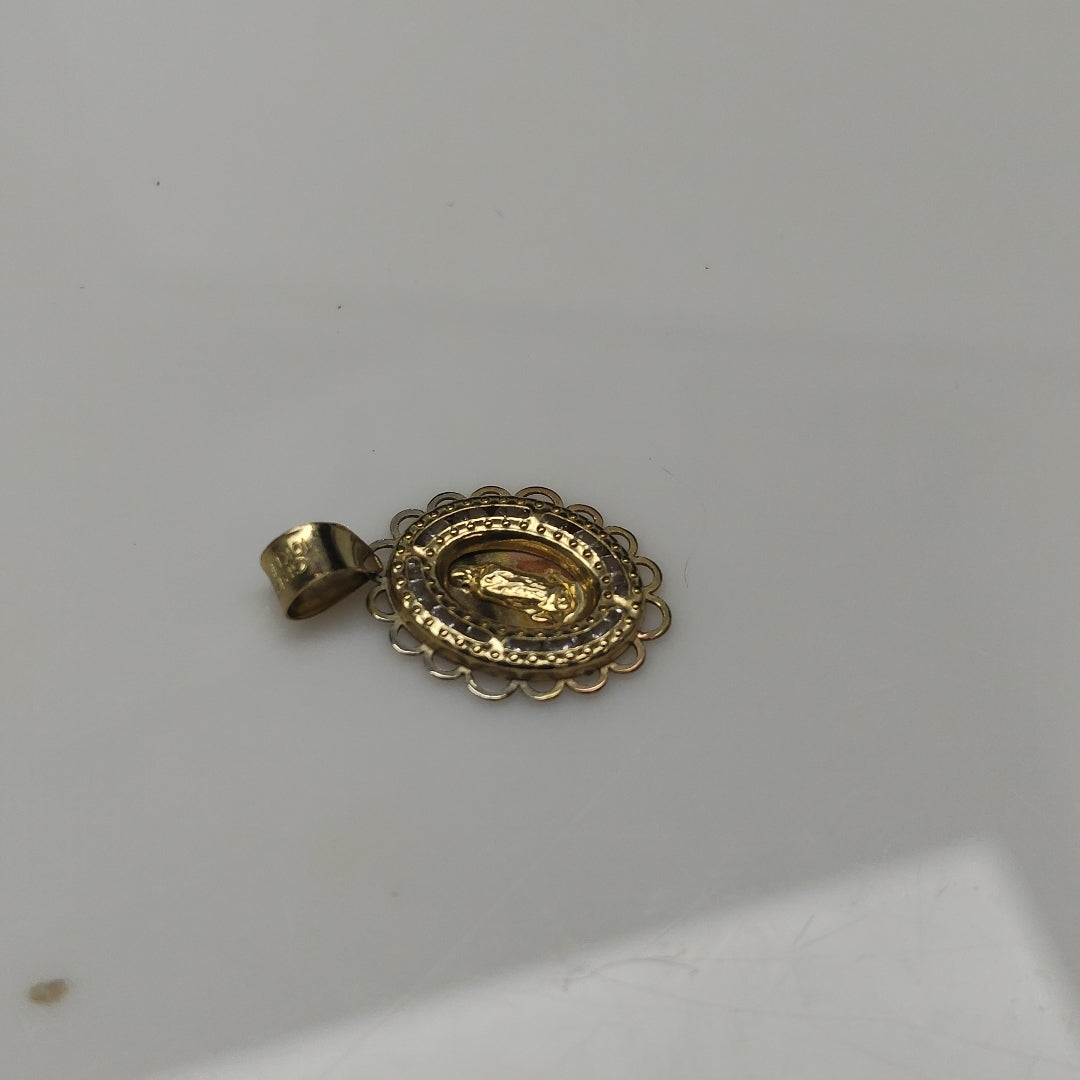MEDALLA CONMEMORATIVA, MEDALLA RELIGIOSA ORO 10 K 0.3 GRMS (SEMINUEVO)