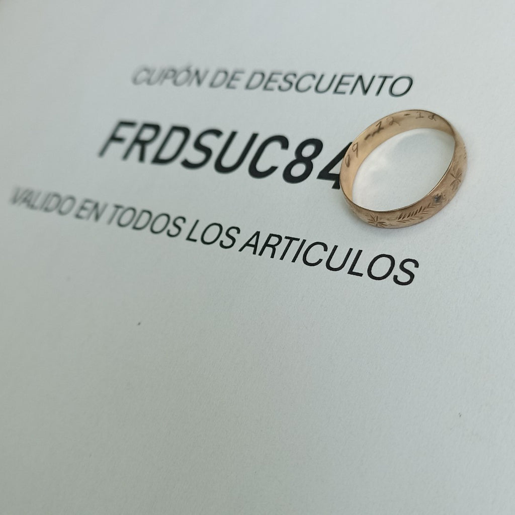 ARGOLLA ORO 8 K 1 GRMS (SEMINUEVO)