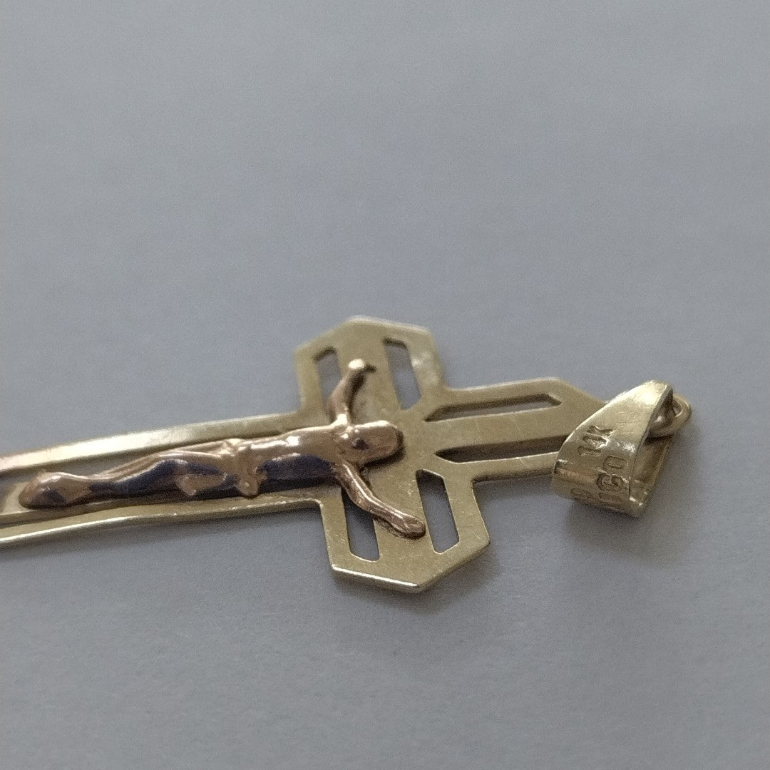 CRUZ,DIJE ORO 10 K 1,80 GRMS (SEMINUEVO)