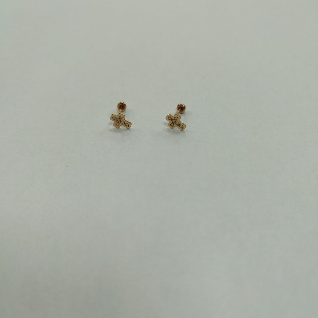 BROQUELES PAR ORO 14 K 0,30 GRMS (SEMINUEVO)