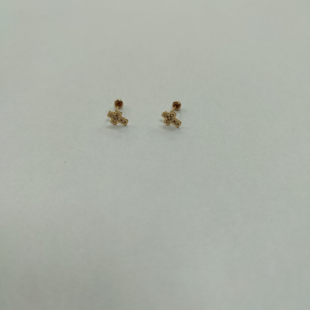 BROQUELES PAR ORO 14 K 0,30 GRMS (SEMINUEVO)