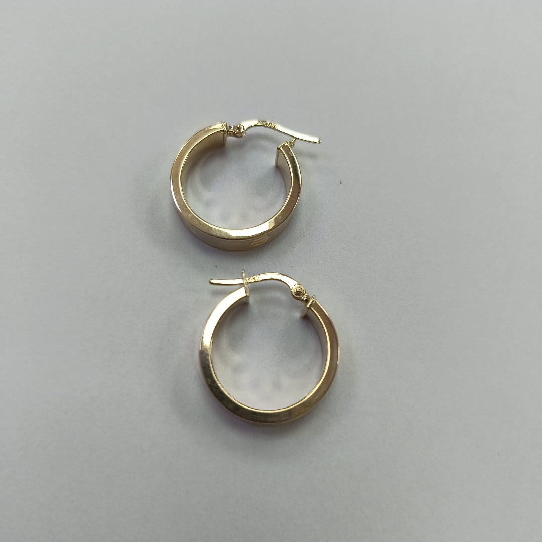 ARRACADAS ORO 14K 2.4 (NUEVO)