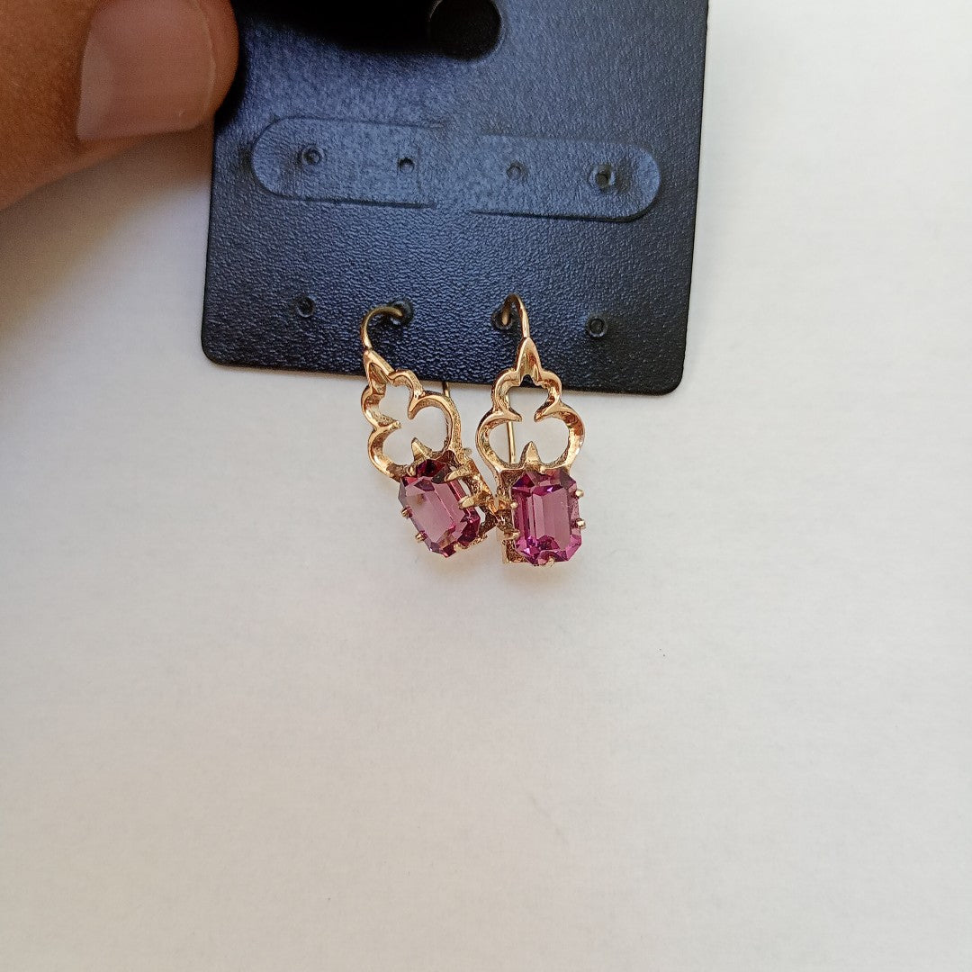 ARETES PAR ORO 8 K 1.6 GRMS (SEMINUEVO)