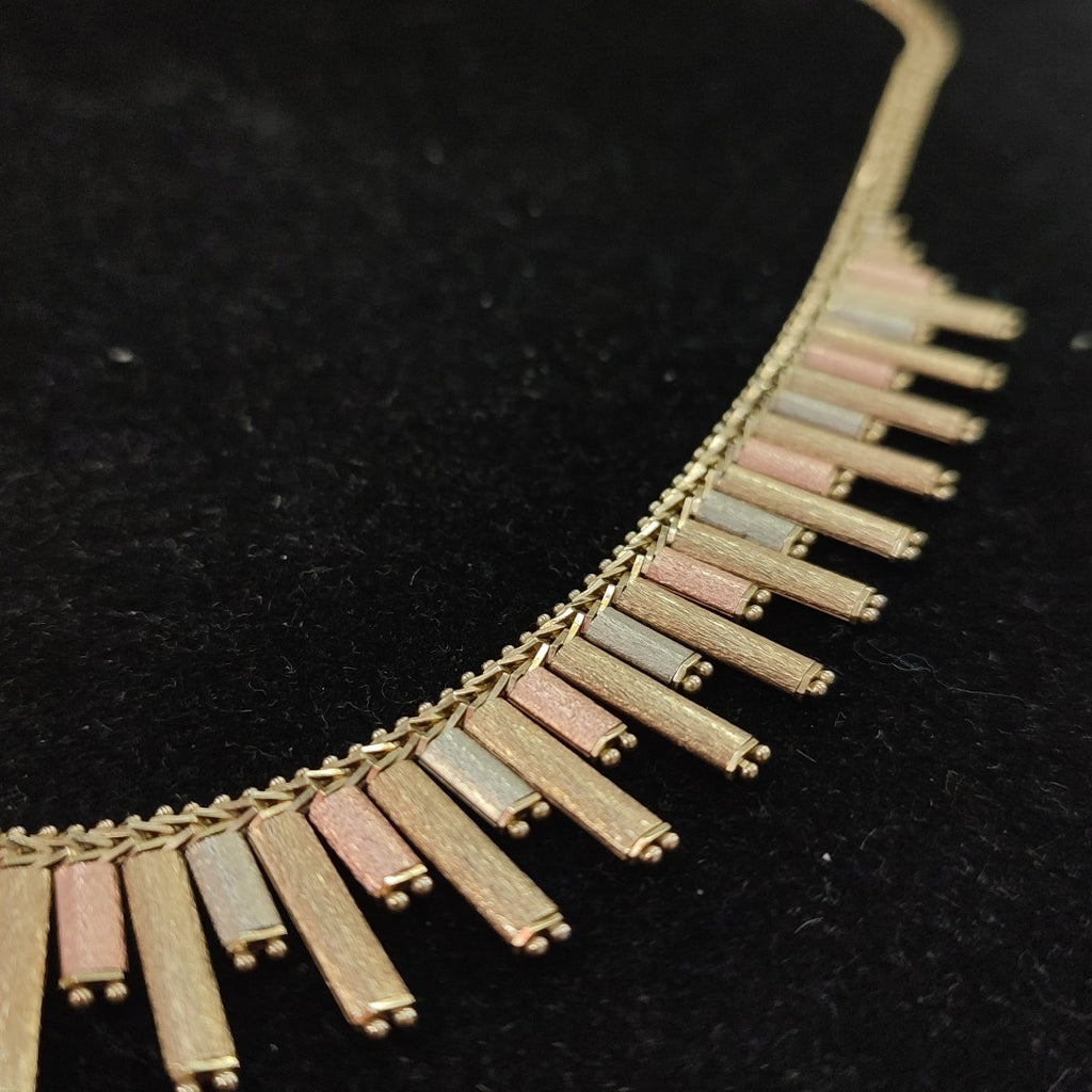 GARGANTILLA ORO, ORO COMBINADO 14 K 30.2 GRMS (SEMINUEVO)