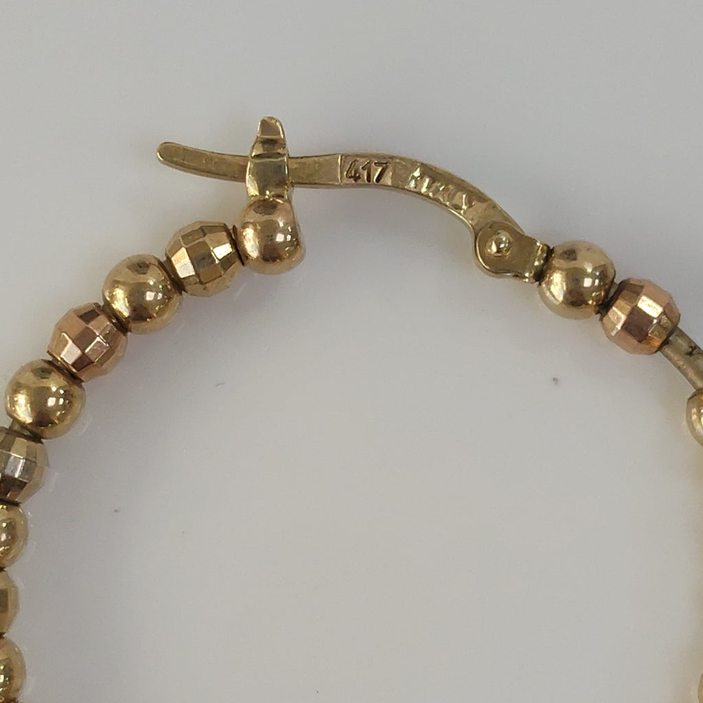 ARRACADAS PAR ORO COMBINADO 10 K 4,90 GRMS (SEMINUEVO)