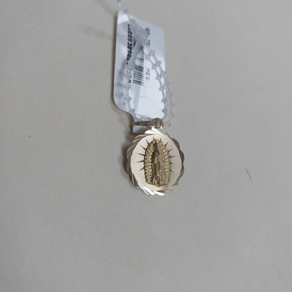 DIJE MEDALLA RELIGIOSA 14K 0.8 GR (NUEVO)