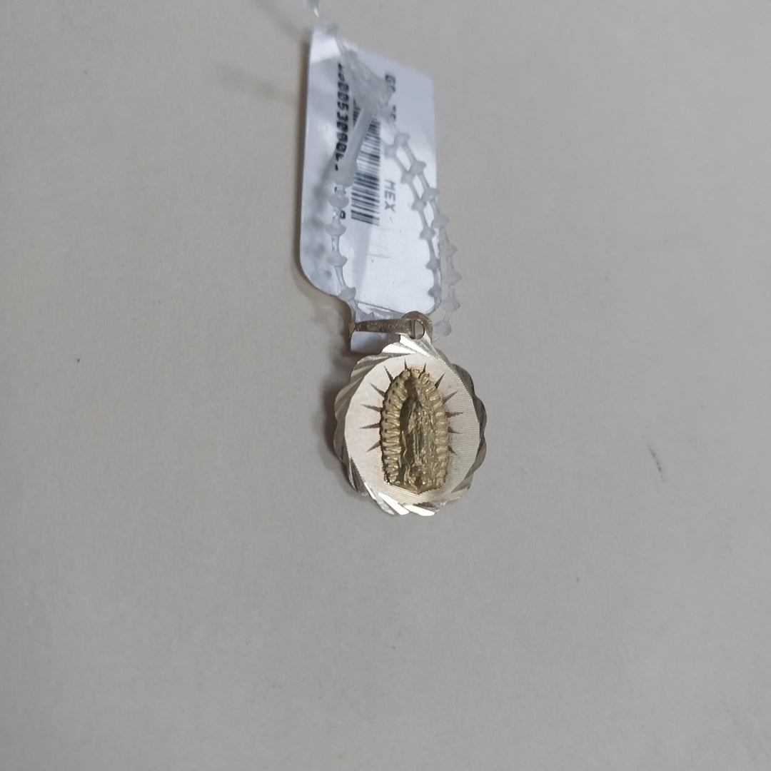 DIJE MEDALLA RELIGIOSA 14K 0.8 GR (NUEVO)