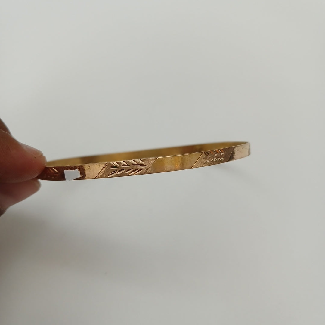 PULSERA RIGIDA ORO 10 K 4.8 GRMS (SEMINUEVO)