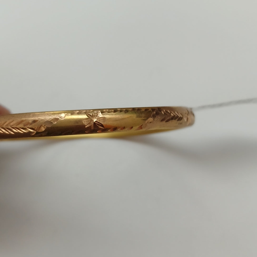 PULSERA RIGIDA ORO 10 K 5.2 GRMS (SEMINUEVO)