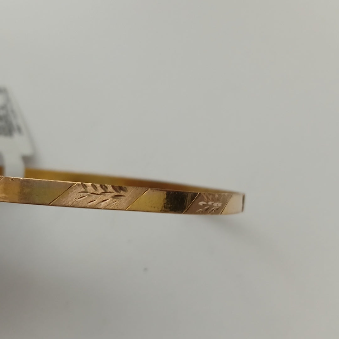 PULSERA RIGIDA ORO 10 K 4.6 GRMS (SEMINUEVO)