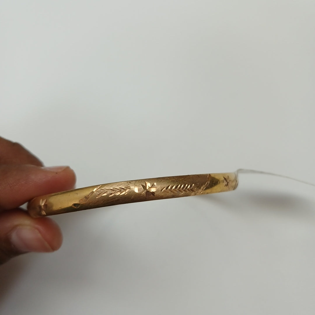 PULSERA RIGIDA ORO 10 K 5.4 GRMS (SEMINUEVO)