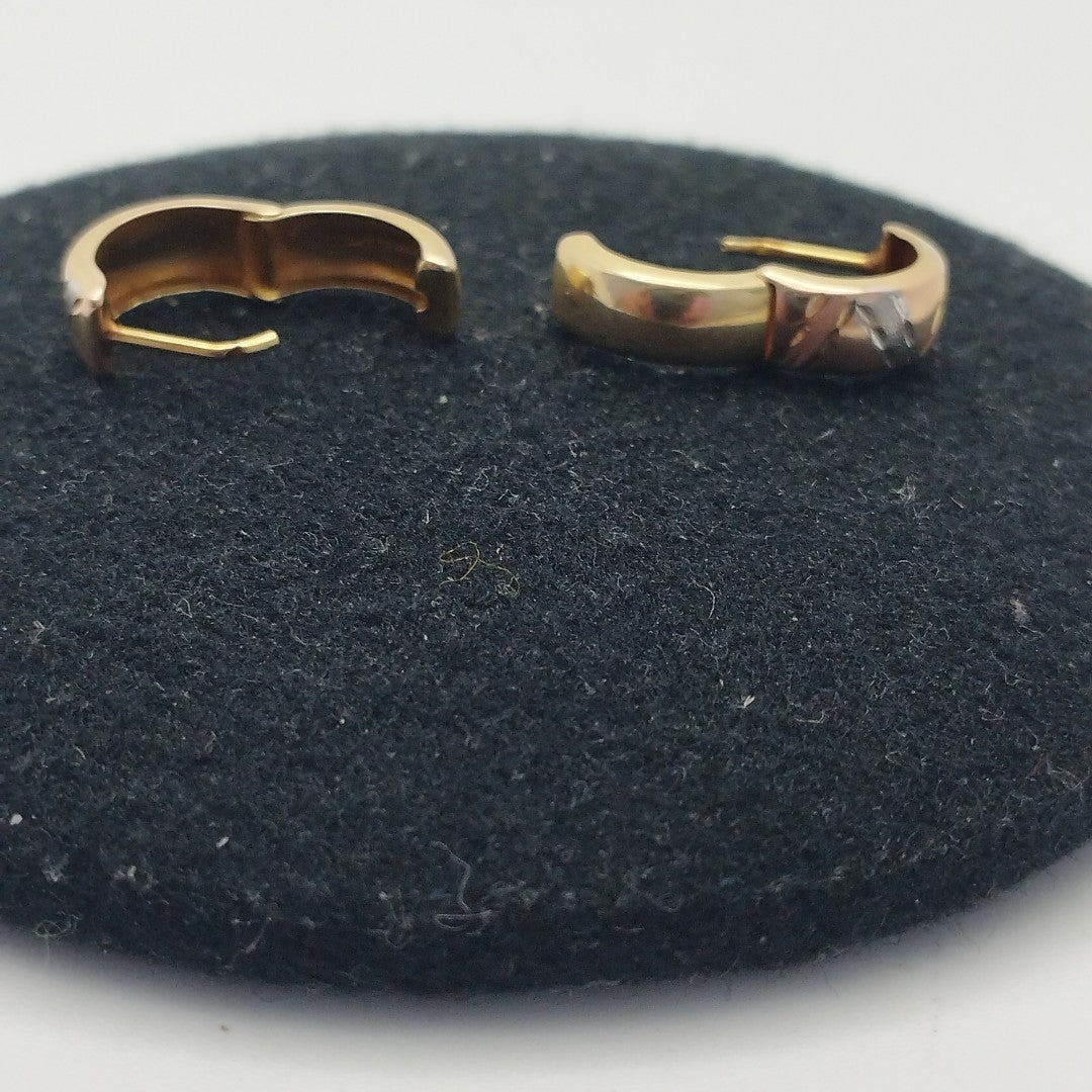 ARRACADAS PAR ORO 14 K 1.3 GRMS (SEMINUEVO)