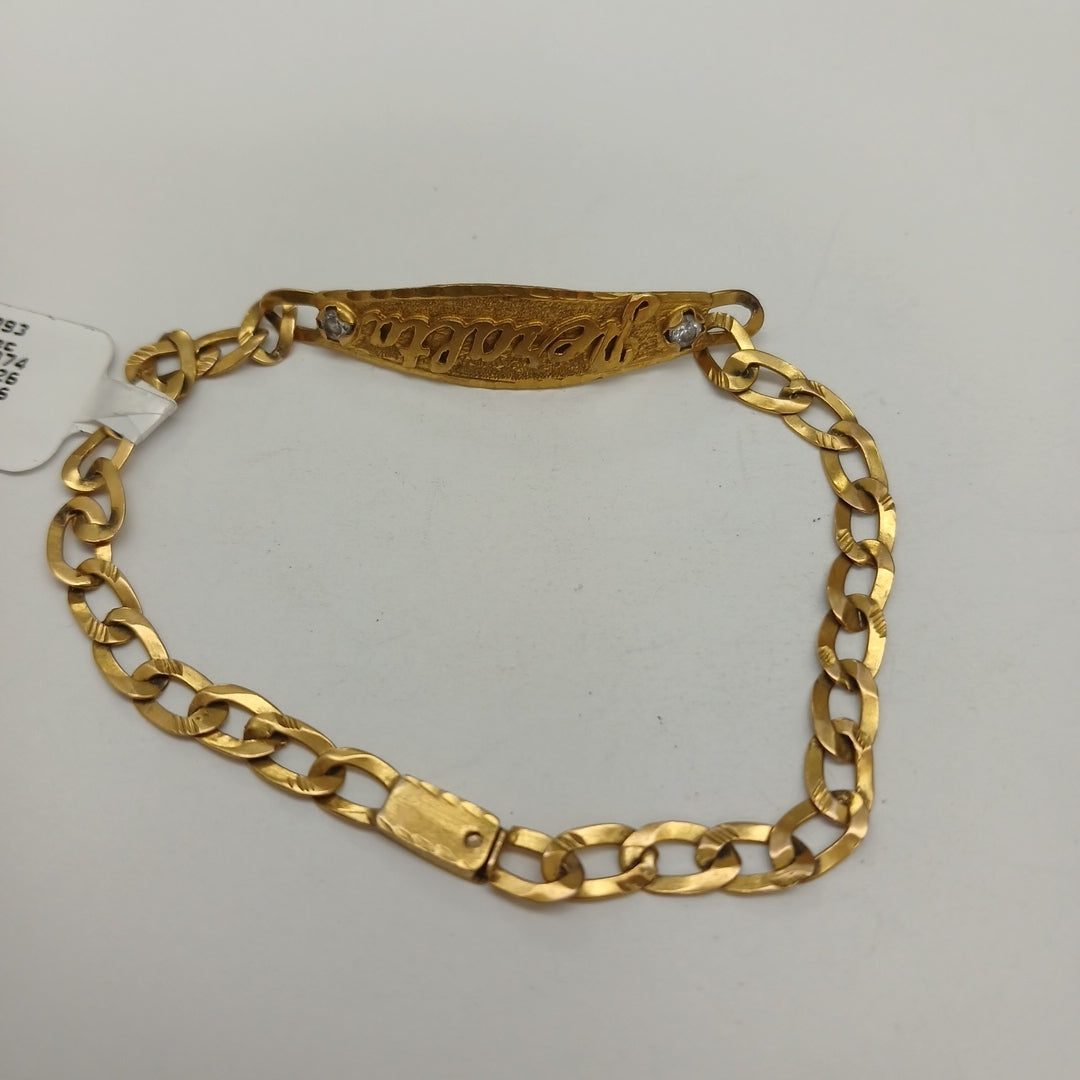 ESCLAVA ORO 10 K 4.9 GRMS (SEMINUEVO)