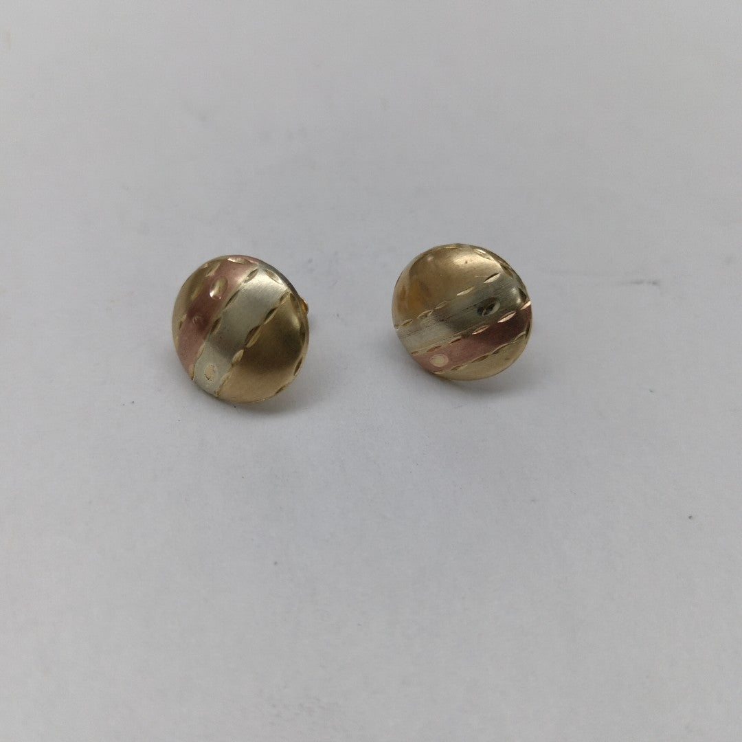BROQUELES PAR ORO 14 K 1,20 GRMS (SEMINUEVO)